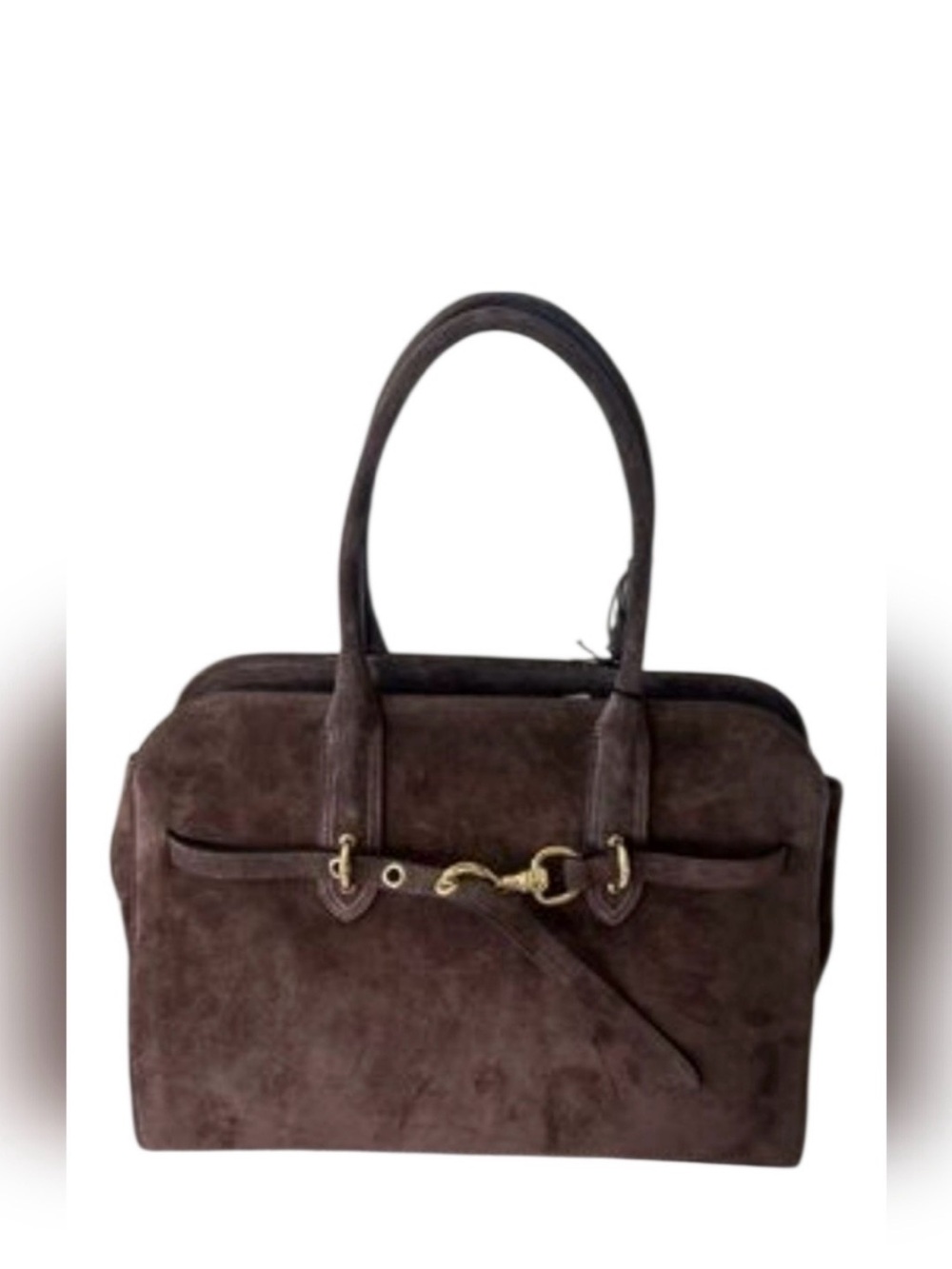 Claudia Firenze Brown Suede Shoulder Bag